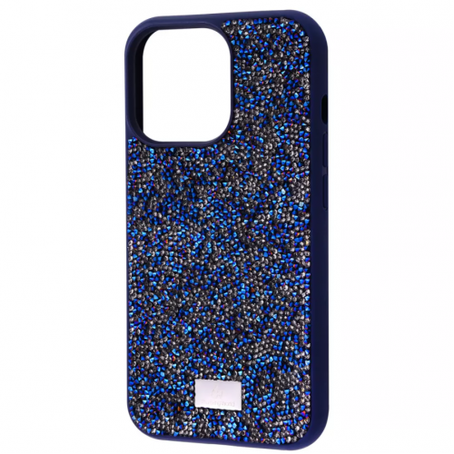 Чехол Bling World Rock Diamond iPhone 13 (Navy)