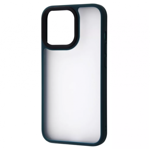 Чехол Shadow Matte Metal Buttons iPhone 13 mini (Blue)