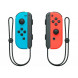 Nintendo Switch OLED with Neon Blue and Neon Red Joy-Con