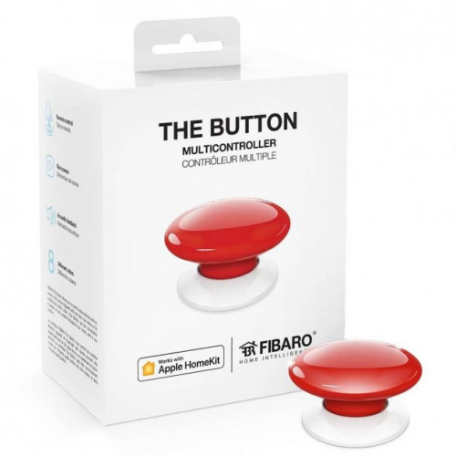 Кнопка управления Fibaro The Button для Apple HomeKit красный (FGBHPB-101-3)