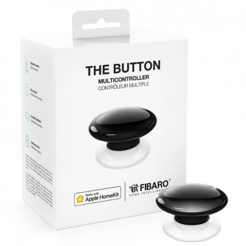 Кнопка управления Fibaro The Button для Apple HomeKit черный (FGBHPB-101-2)