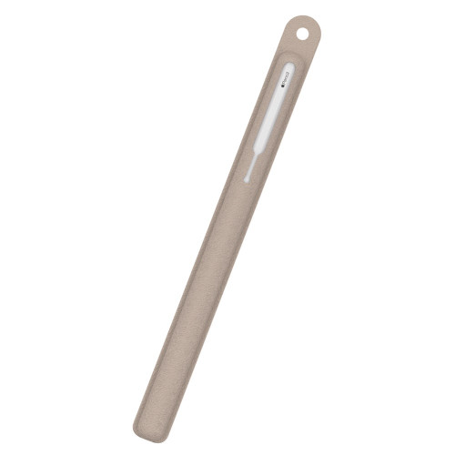 Чехол AhaStyle Leather Textured  для Apple Pencil 2 (Sandy Beige)