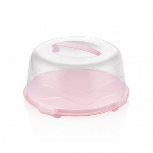 Тортовница Bager с крышкой 33 х 16 см Pink (BG-452 P)