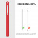 Чехол AhaStyle Leather Textured  для Apple Pencil 2 (Red)