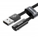 Кабель Baseus Rhythm Bent Lightning 2A (0.5m) Black(CALLD-A01)