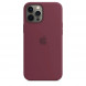 Чехол Apple Silicone Case с MagSafe Plum (1:1) для iPhone 12 Pro Max