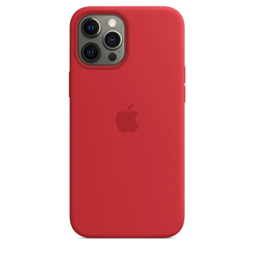Чохол Apple Silicone Case з MagSafe (Product) Red (1:1) для iPhone 12 Pro Max