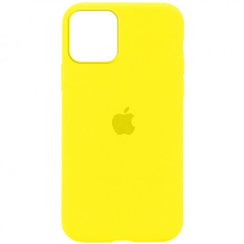 Чехол Silicone Case Fluorescent Yellow (HC) для iPhone 12 Pro Max