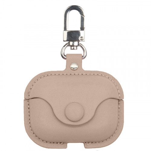 Чехол Leather bag AirPods Pro (Бежевый)