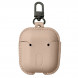 Чехол Leather bag AirPods (Бежевый)