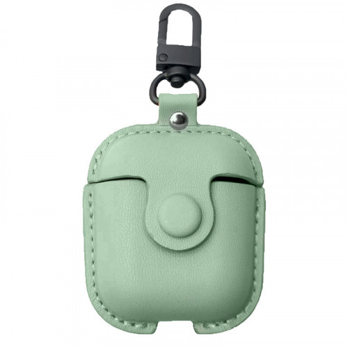 Чехол Leather bag AirPods (Зеленый)