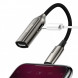 AUX Baseus L55 Lightning to Lightning + Lightning Silver