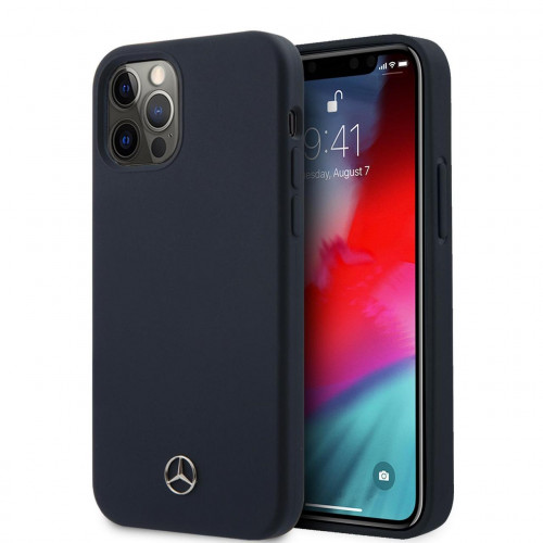 Чохол Silicone Mercedes-Benz Case iPhone 12 Pro Max Dark Blue