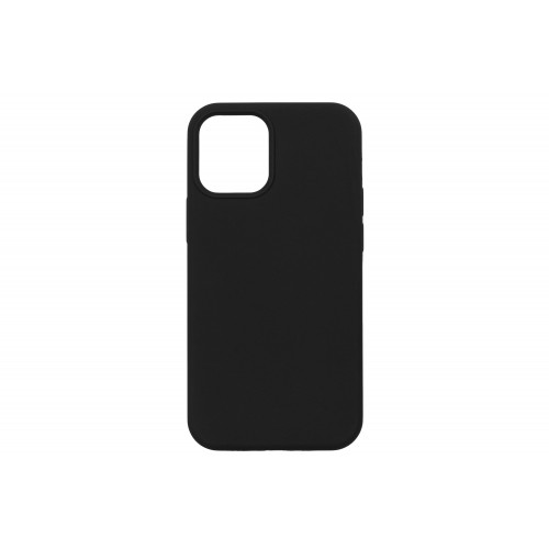 Чехол Apple iPhone 12 / 12 Pro Liquid Silicone (Black)