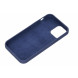 Чехол Apple iPhone 12 / 12 Pro Liquid Silicone (Midnight Blue)