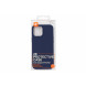 Чехол Apple iPhone 12 / 12 Pro Liquid Silicone (Midnight Blue)