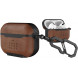 Противоударный чехол UAG Apple AirPods Pro (Metropolis, LTHR ARMR Brown)