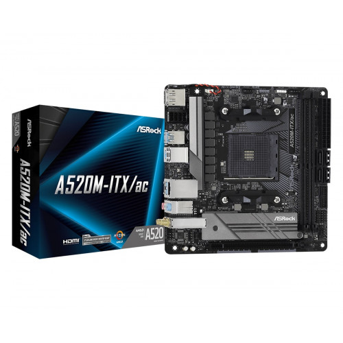 Материнская плата ASRock A520M-ITX/AC