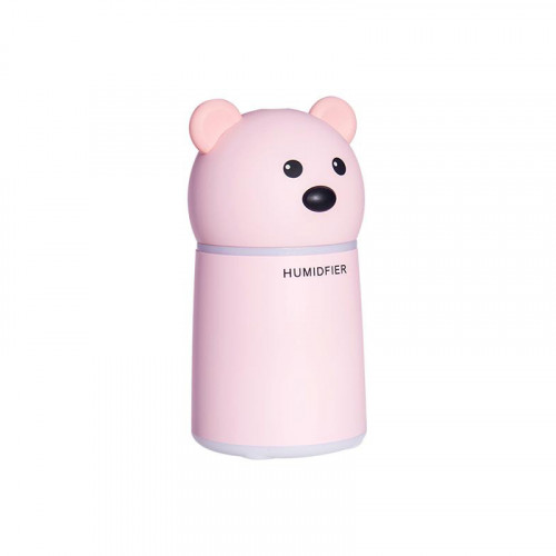 Увлажнитель воздуха Bear с арома-диффузором (lamp+fan) — Pink