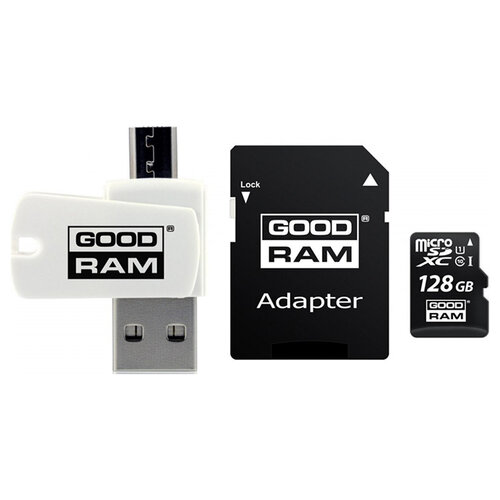 Карта памяти  Goodram 128 GB microSDXC class 10 UHS-I All-in-One (M1A4-1280R12)