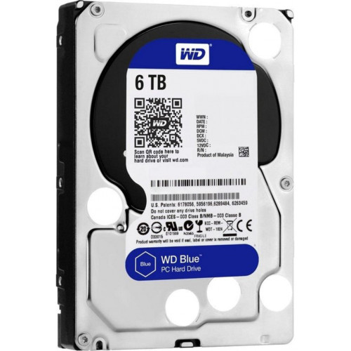 HDD SATA 6.0TB WD Blue SATA III 5400 256Mb (WD60EZAZ)