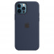Чохол Apple iPhone 12/12 Pro Silicone Case - Deep Navy (MHL43)