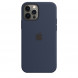 Чохол Apple iPhone 12/12 Pro Silicone Case - Deep Navy (MHL43)