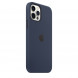 Чохол Apple iPhone 12/12 Pro Silicone Case - Deep Navy (MHL43)