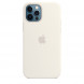 Чохол Apple iPhone 12/12 Pro Silicone Case MagSafe - White (MHL53)