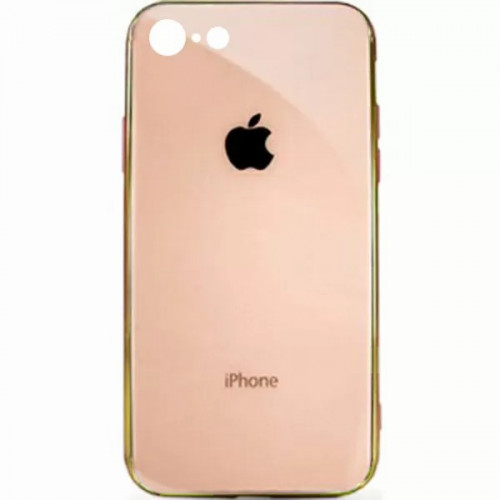 Силиконовая накладка Apple iPhone 7/8 Plus Glass Pink