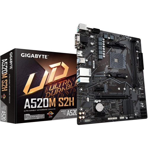 Материнская плата Gigabyte A520M S2H Socket AM4 microATX