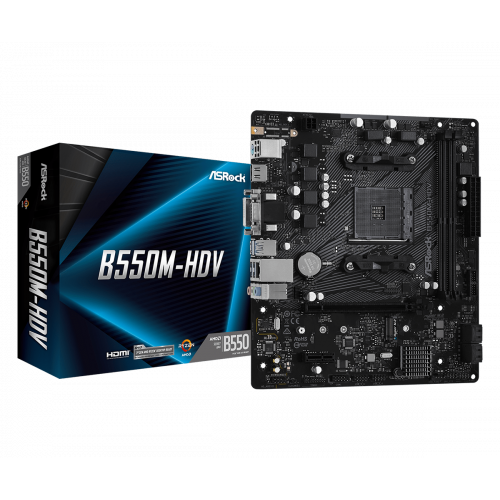 Материнская плата ASRock B550M-HDV Socket AM4