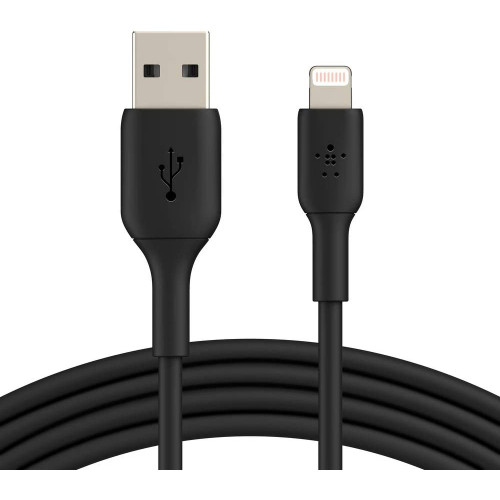 Кабель Belkin USB-A - Lightning, PVC, 1m, Black