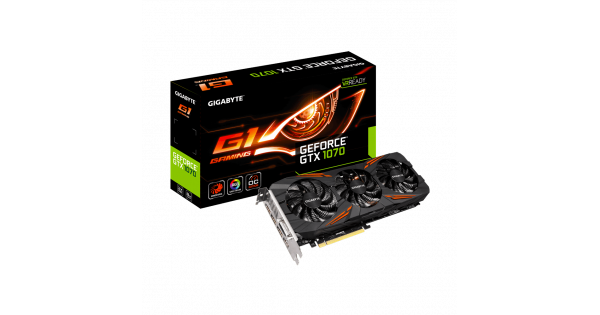 Видеокарта GeForce GIGABYTE GTX 1070 G1 Gaming (GV-N1070G1 GAMING