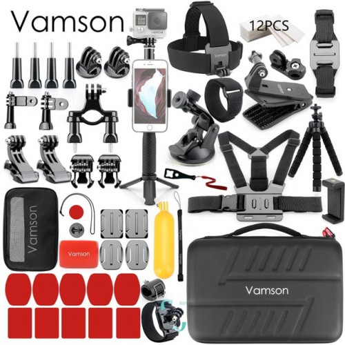Комплект аксессуаров для всех экшн-камер Vamson (VS84F)