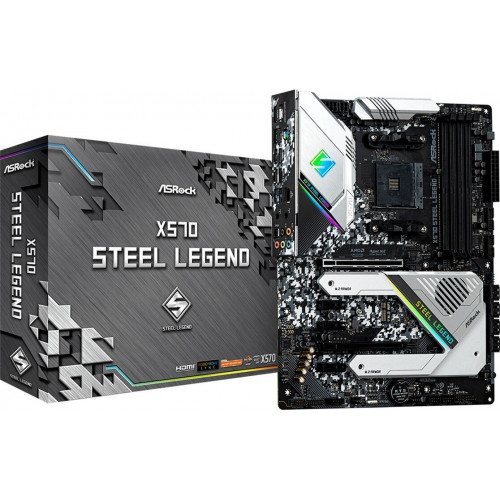 Материнская плата ASRock X570 Steel Legend Socket AM4