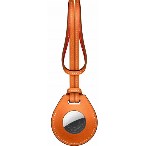 Чехол WIWU для AirTag Calfskin Bag Charm (Orange)