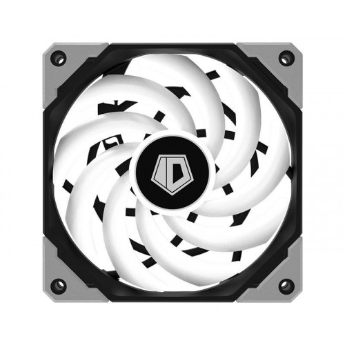 Кулер для корпусу ID-Cooling NO-12015-XT ARGB, 120x120x15мм, 3-pin/4-pin PWM, сірий з чорним, білим