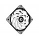Кулер для корпусу ID-Cooling NO-12015-XT ARGB, 120x120x15мм, 3-pin/4-pin PWM, сірий з чорним, білим