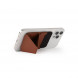 Шкіряний чохол-паперонець з підставкою MOFT Snap-On MagSafe Saddle Brown
