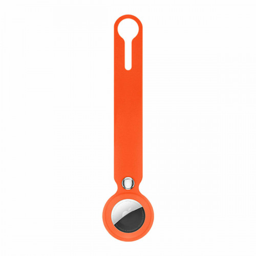 Брелок с кольцом Apple для AirTag Silicone Loop Orange (1:1)