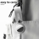Брелок с кольцом Apple для AirTag Silicone Loop White (1:1)