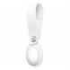 Брелок с кольцом Apple AirTag Silicone Loop White (HC)