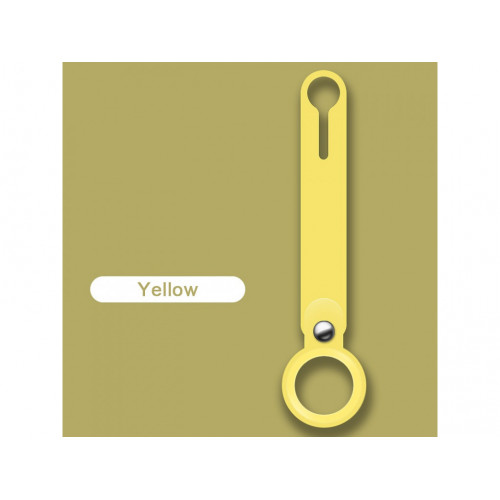 Брелок с кольцом Apple AirTag Silicone Loop Yellow (HC)