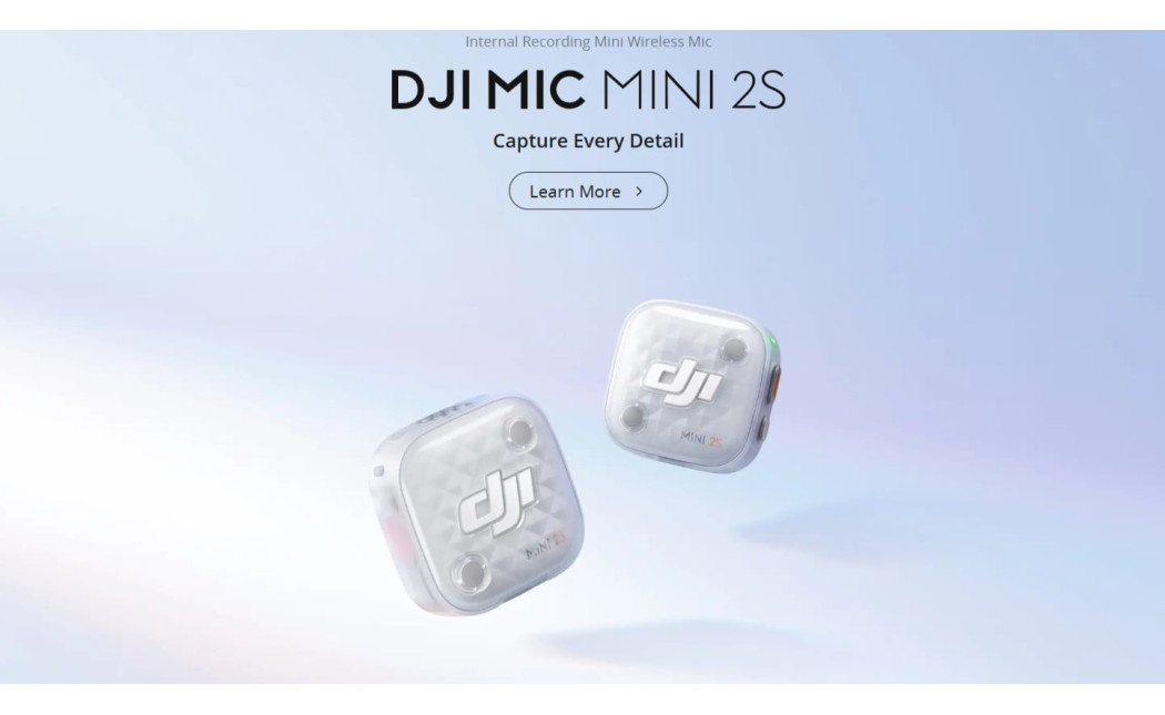 DJI Mic Mini 2 и Mic Mini 2S — компактные микрофоны нового поколения