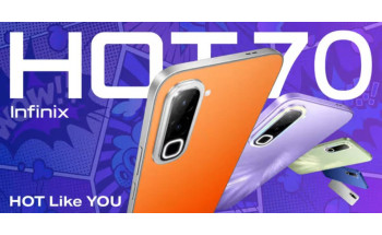 Infinix Hot 70 удивил корпусом, который меняет цвет при нагреве