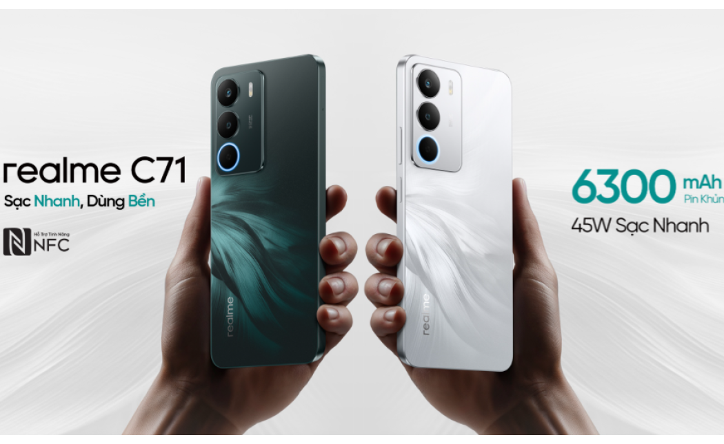 Realme C71 — доступний смартфон з батареєю 6300 мАг та екраном 120 Гц