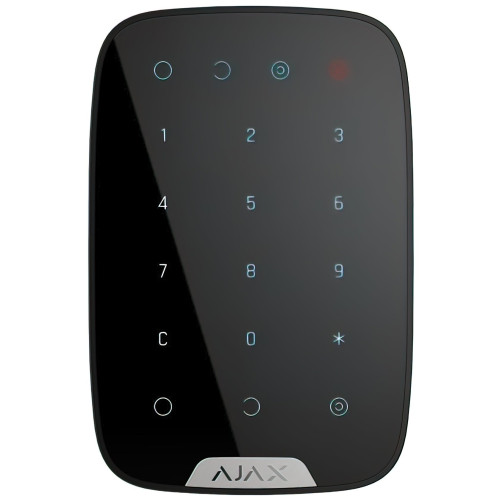 Бездротова сенсорна клавіатура Ajax KeyPad Black (000005653)