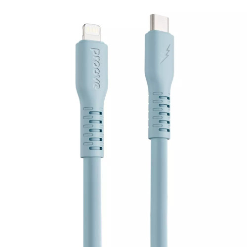Кабель Proove Eternal Type-C to Lightning 27W 1m Light Blue