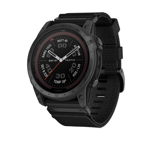 Garmin Tactix 7 Pro Edition Solar Powered Tactical GPS Watch with Nylon Band (010-02704-10/11)